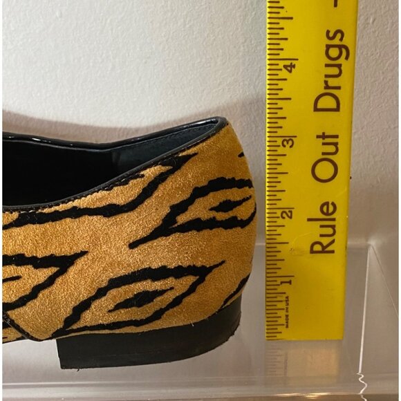 BCBG Generation Shoes Lace up Oxford Flats Black & Tan Print Size 7.5 - Picture 9 of 9